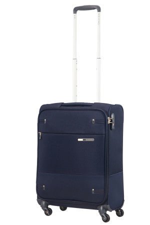 Samsonite Base Boost 55cm Navy 4 Wheel Cabin Suitcase Ryanair 55x40x20cm - Carews.ie