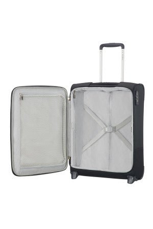 Samsonite Base Boost Black 55cm 2 Wheel Ryanair Cabin 55x40x20cm Suitcase Lighweight,10kg Packing Capacity - Carews.ie