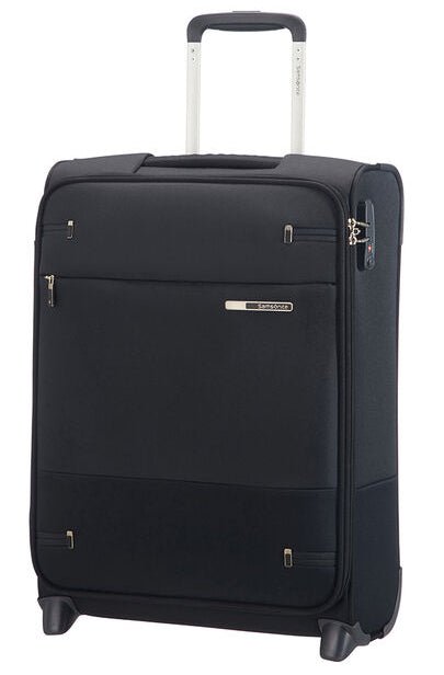 Samsonite Base Boost Black 55cm 2 Wheel Ryanair Cabin 55x40x20cm Suitcase Lighweight,10kg Packing Capacity - Carews.ie