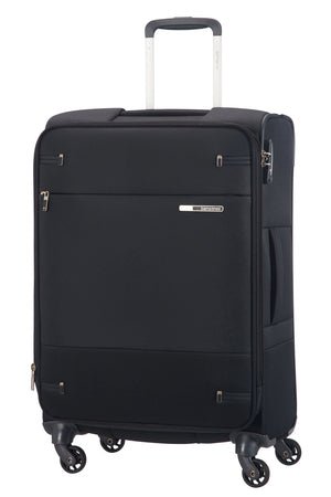 Samsonite Base Boost Black 66cm Medium Suitcase Expandable Lightweight 4 Wheel - Carews.ie