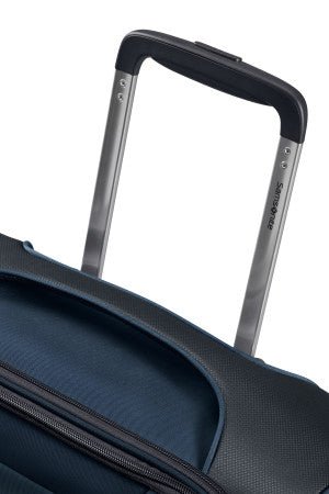 Samsonite D'Lite Midnight Blue Expandable Lightweight 4 Wheel Cabin Suitcase with Laptop Sleeve 55x40x20cm/25cm - Carews.ie