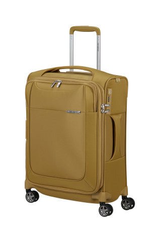 Samsonite D'Lite Mustard Expandable 4 Wheel Cabin Suitcase with Laptop Sleeve - Carews.ie