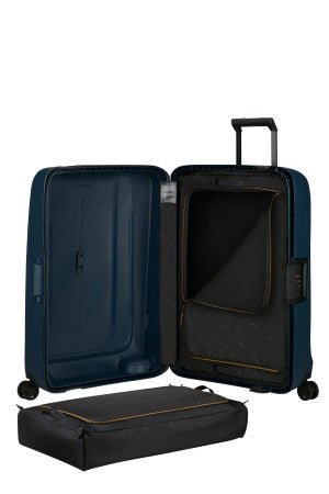 Samsonite Essens 69cm 4 Wheel Midnight Blue Zipperless Hardshell Suitcase - Carews.ie