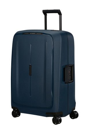 Samsonite Essens 69cm 4 Wheel Midnight Blue Zipperless Hardshell Suitcase - Carews.ie