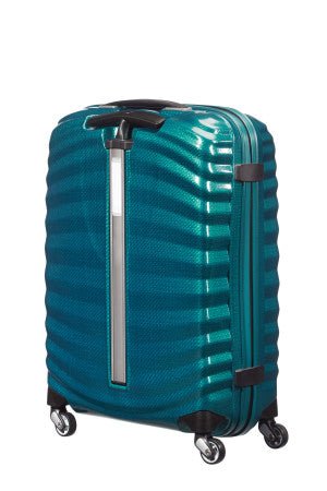 Samsonite Lite Shock Lightweight Cabin Suitcase 55cm Petrol Blue - Carews.ie