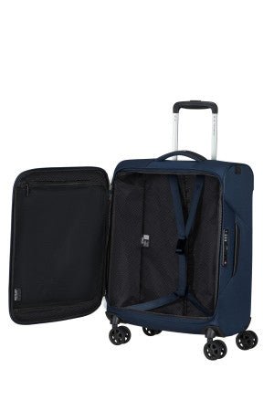 Samsonite Litebeam 55x40x20cm Lightweight Cabin Midnight Blue Ryanair & Aer Lingus Overhead Bag - Carews.ie