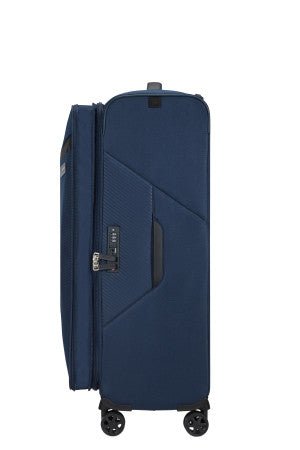 Samsonite Litebeam 77cm 4 Wheel Large Lightweight Suitcase Midnight Blue - Carews.ie