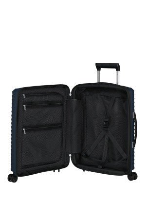 Samsonite Upscape 55x40x20cm/23 Expandable Blue Nights 4 Wheel Hardshell Lightweight Suitcase Cabin Bag - Carews.ie